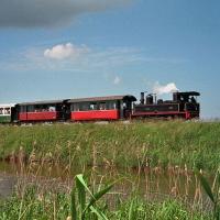 Train à vapeur entre st valery et noyelles